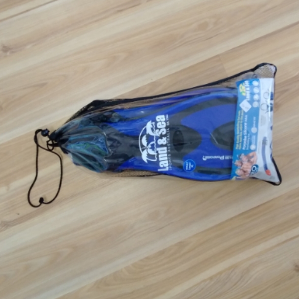 Porpoise Snorkel Set L-XL Blue - Turtle Town Scuba